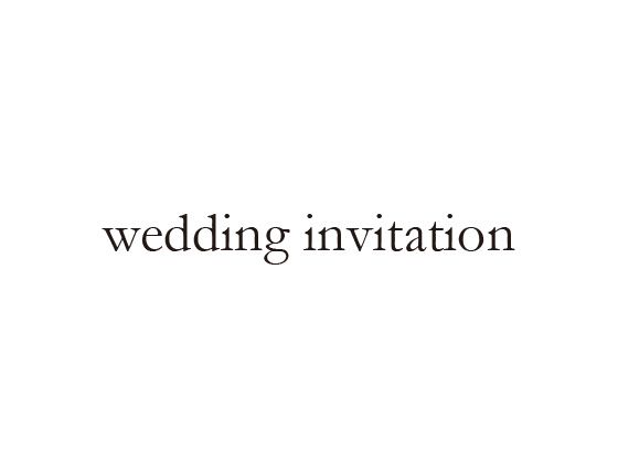 ウェディングスタンプ　メッセージ(wedding invitation)　WD-80