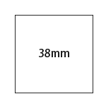 38mm角