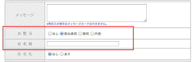 お熨斗について